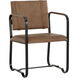 Garrett Cognac Leather Office Chair